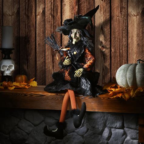 Retailer for home goods featuring a 12 foot witch display in 2022